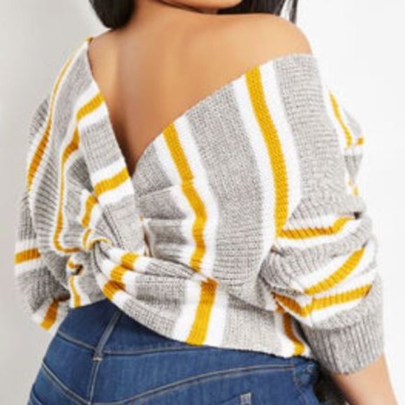 Ashley Stewart Sweaters - KNOTTED BACK SWEATER ASHLEY STEWART PLUS 22/24 NWT